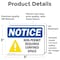 Signmission 3.5 in H x 5 in W, Vinyl Decal, Rectangle, Non-Permit Required Confined Space OS-2PACK-NS-D-35-L-16238 - alternate 5